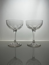 Two Victorian Glass Champagne