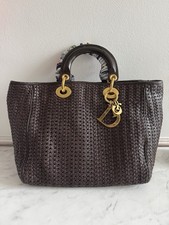 Lady Dior Soft Woven Leather Bag