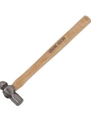 Neilsen 4oz Round Ball Pein Hammer Hickory Handle Engineers Lightweight