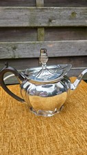 Silver Teapot as a table lamp