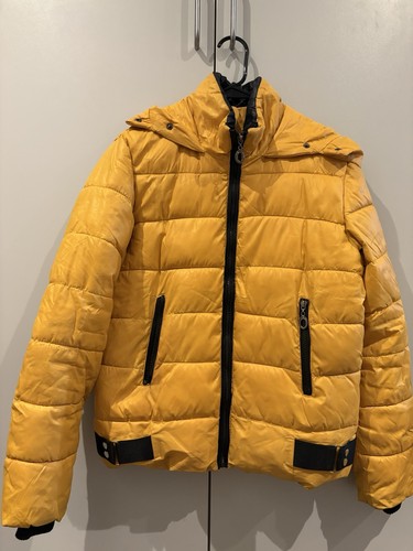Mustard yellow puffer - mustard, jacket