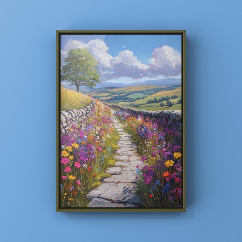 Yorkshire dales art print - art,