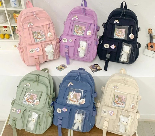 Backpack school bag for girls - school,