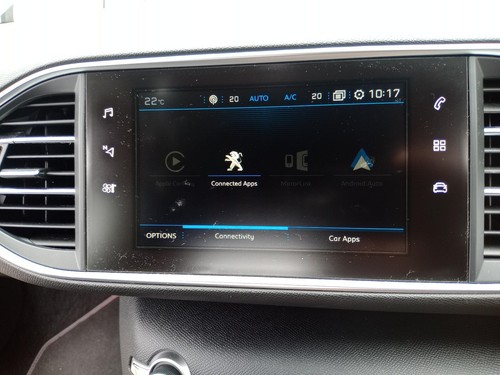 Peugeot 308 display - display, screen