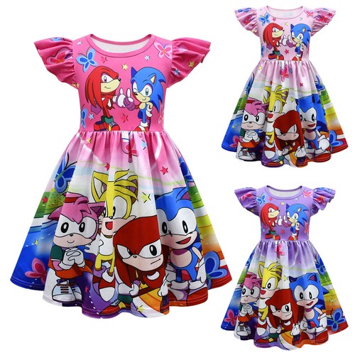 Kids sonic dress cosplay - kids,