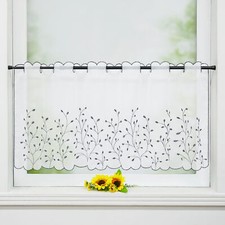 Cafe Embroidery Net Curtains