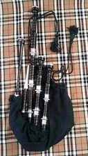 Bagpipes Black Rosewood Silver