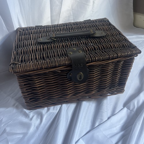 Wicker basket hamper - m&s, hamper/