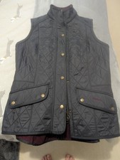 Barbour Cavalry  Navy Gilet Size 12