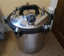 18L Dental Autoclave Sterilizer Hospital Lab Tools Disinfection Steam Sterilize