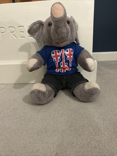 Build bear grey elephant - grey,