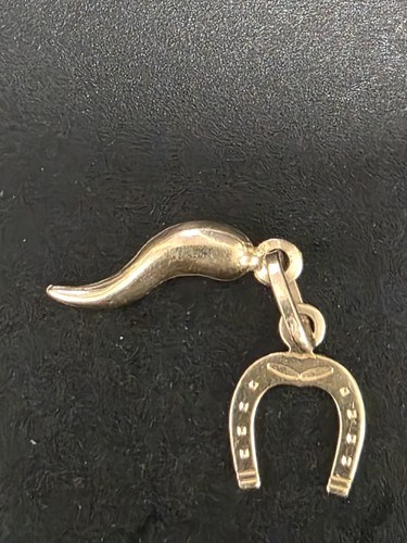 9ct gold horseshoe - and, italian