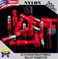 NYLON 200PCS 22-18 AWG Red