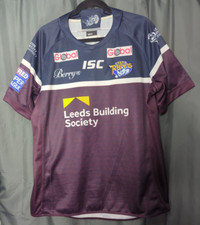 Leeds Rhinos - Mens - 2018 - Away Rugby Shirt  - ISC E325 - Large - VGC
