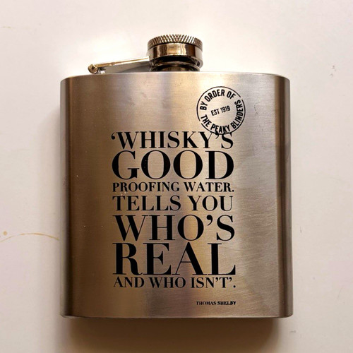 Stainless steel 6oz hip - steel, flask