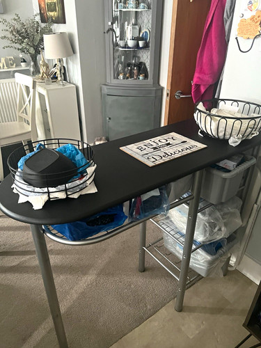 White extending round dining - extending,