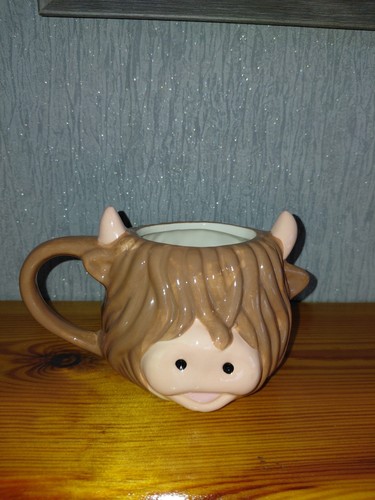 Highland cow ceramic mug - highland,