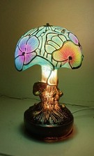 Mushroom Table LampsStained