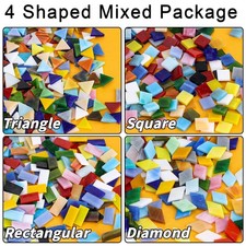 1200Pcs Glass Mosaic Tiles