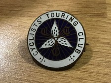 ORIGINAL CYCLISTS TOURING CLUB BRASS BADGE   MAKERS KEATLEY FINCH RD WANDSWORTH 