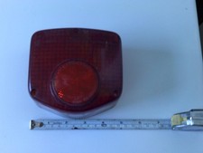 VINTAGE JAPANISE REAR MOTORCYCLE TAIL LIGHT LENSE, 1980/90,s VIARGO/CUSTOM