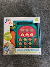 Big Steps Animal Activity Telephone with Sounds and Interactive Musical Toy