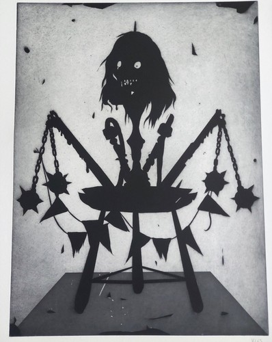 Henning kles signed etching - henning,