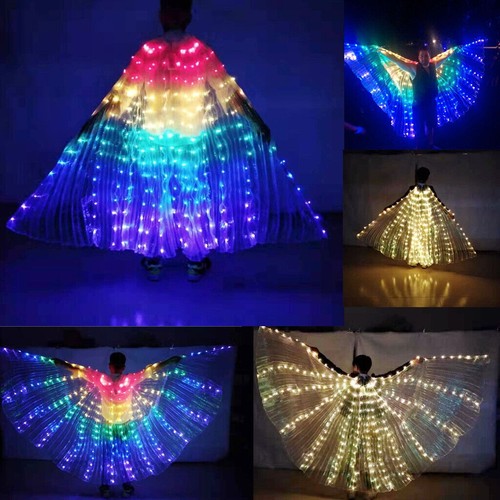 Led belly dance wings - led,