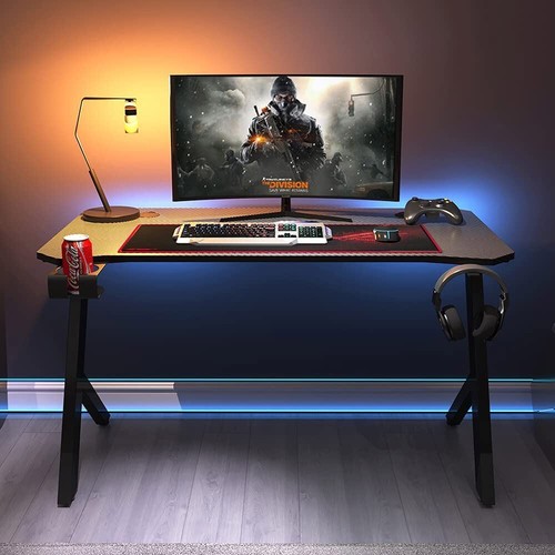Xxl large gaming - desk, led
