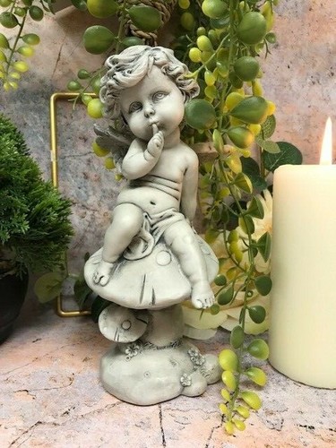 Serene cherub grave memorial - serene,