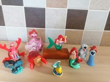 Disney Princess The Little Mermaid Figure Bundle ~ Ariel, Flounder, Sebastian et