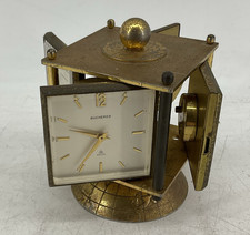 A Bucherer Swiss made Vintage Imhoff rotating Clock / Weather station