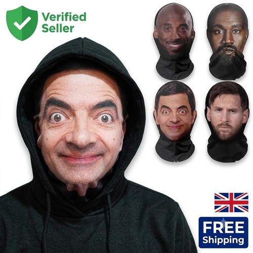 Printed celebrity full face - full,