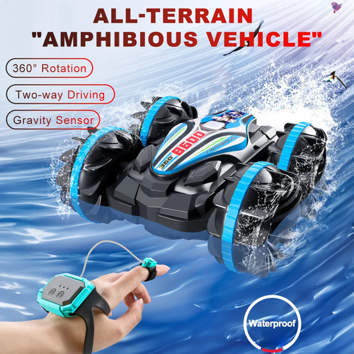 Amphibious remote control - remote, car