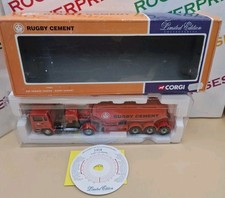 Corgi 74901 ERF Powder Tanker Rugby Cement 1:50 Scale Model Boxed No Wing Mirror