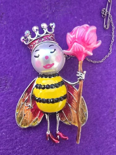 Butler wilson brooch bee queen - butler&wilson,