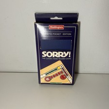 Waddingtons Sorry! Magnetic Pocket Edition Board Game. 1990s