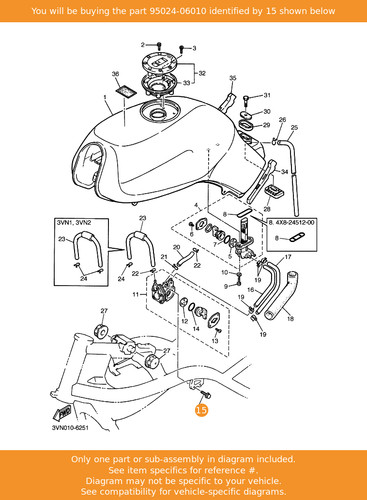 Yamaha bolt flange - yamaha, bolt,
