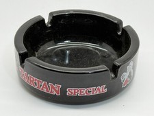 VARIOUS USED GLASS PUB ASHTRAYS - HOME BAR BITTER LAGER ALE BEER ASH TRAY