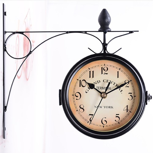 Railway wall clock antique - clock,