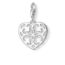 New Genuine Thomas Sabo Sterling Silver Cut out Heart charm ref;1054  rrp £29