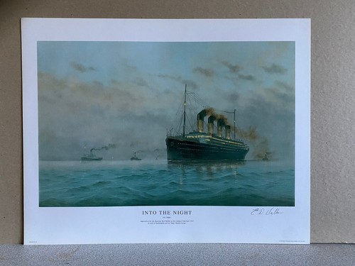 Titanic maritime art print