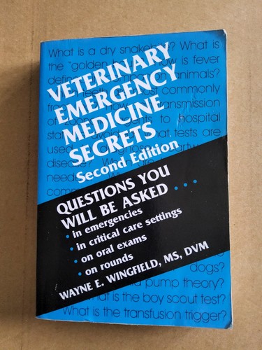 Veterinary emergency medicine - emergency,