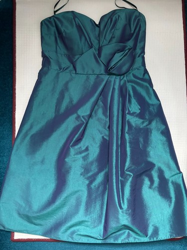 Green evening dress with - evening,