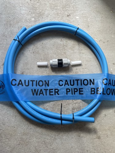 25mm mdpe blue water - water, pipe