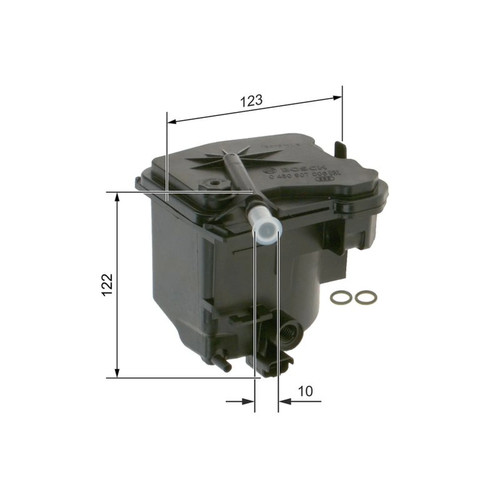 Bosch fuel filter element fits - fuel,