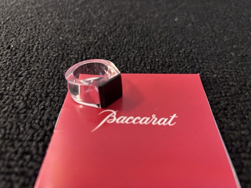 Black signet ring baccarat - ring, in