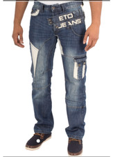 ETO jeans Men's Regular Fit Denim Jeans Size 30 R