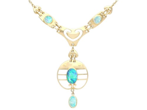 Antique 62ct opal and 15ct - antique,