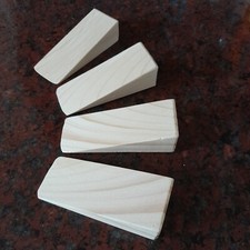 Wooden Door Stop Wedge 38W -